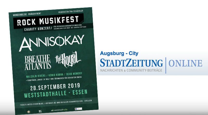 Augsburger Stadtzeitung berichtet über das Charity-Rockmusikfest